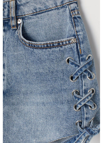 Жіночі джинсові шорти з високою талією Н&М (56896) W34 Сині H&M (290317127)