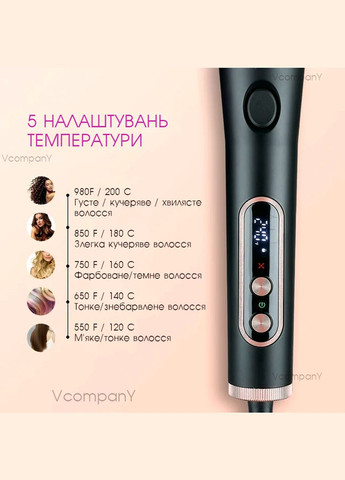 Плойка для выпрямления волос Curl Styler Luxe Утюжок стайлер щипци для выравнивания и завивки волос Rozia (333824309)