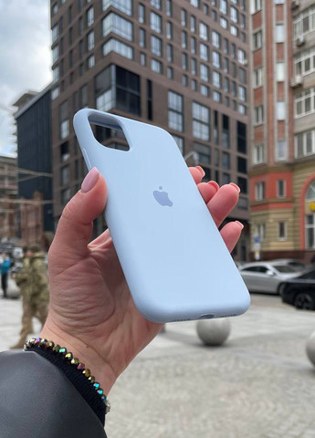 Чохол для iPhone 11 Pro блакитний Lilac Cream Silicone Case силікон кейс No Brand (289754184)