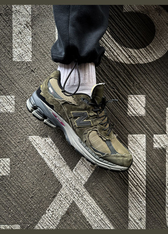 Хакі всесезон кросівки чоловічі new balance 2002r protection pack khaki | нью беланс 2002r хакі No Brand