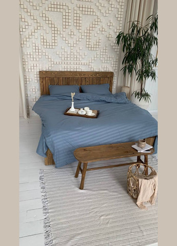 Двухспальный КПБ микро страйп сатин "Океан" (175х210, 70х70) Glav Textile (297365388)