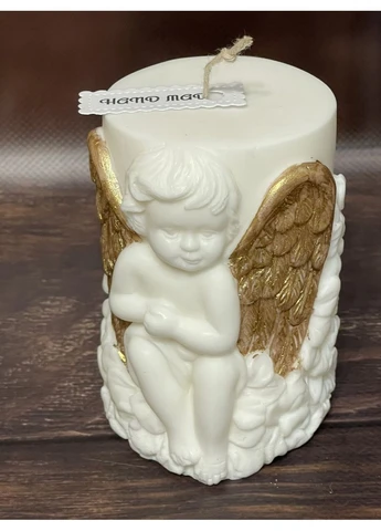 Свічка «Ангел» 10*8*6,5 см 320 грам No Brand (385317585)