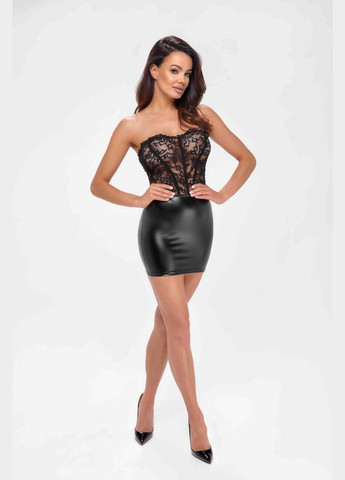 Чорна плаття noir handmade f300 solace lace up corset mini dress - 3xl No Brand