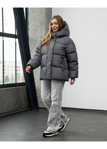 Графитовый зимний Пуховик Vakko