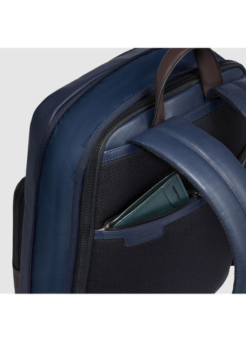 Рюкзак для ноутбука Harper (AP) Blue-Dark Brown CA6311AP_BLUTM Piquadro (372664304)