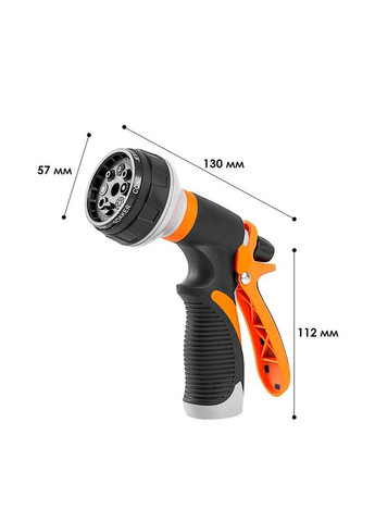 Пістолет зрошувальний BB-2112 поливальний 8 режимний 4 шт. Bluebird (339058978)