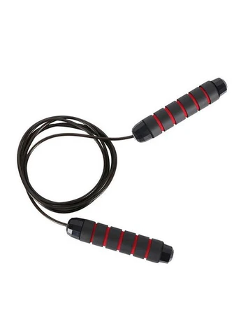 Оригінал! Скакалка швидкісна 4210 Power Weighted Jump Rope Чорна (2,7m.) PowerPlay (391638610)