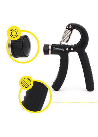 Еспандер кистьовий 5-60 кг з регульованим навантаженням Black Cornix XR-0145 (275333950)