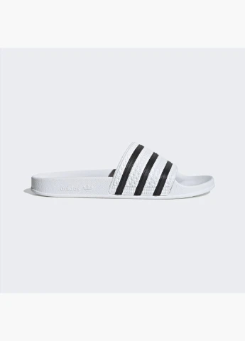 Белые мужские тапочки adilette originals white 280648 adidas