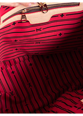 Сумка женская Louis Vuitton Neverfull Brown шопер LV Луи Витон коричневая No Brand (362035027)