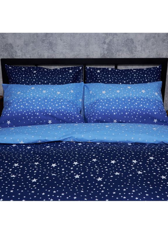 Комплект постільної білизни Бязь Gold Люкс «» Двоспальний 175х210 наволочки 2х50х70 (MS-820006551) Moon&Star Night Glow (356116618)