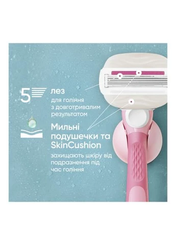 Бритва Venus Comfortglide Sugarberry Scented Miami з 1 змінним картриджем (8700216674195) Gillette Venus Comfortglide Sugarberry Scented Miami з 1 зм (401666316)