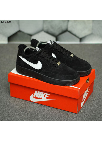 КРОСІВКИ ЖІНОЧІ NIKE AIR FORCE 1 07 MID LV8 BLACK AND WHITE НАЙК АІР ФОРС 1 ПРЕМІУМ No Brand чорні демісезони (367175484)