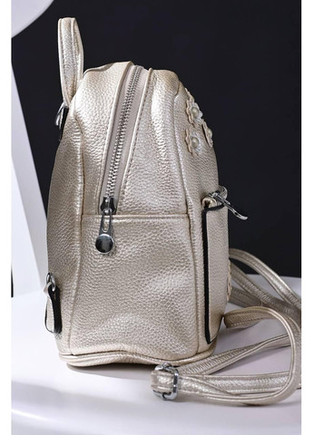 Рюкзак женский цвет шампань небольшой No Brand Рюкзак для міста (360405393)