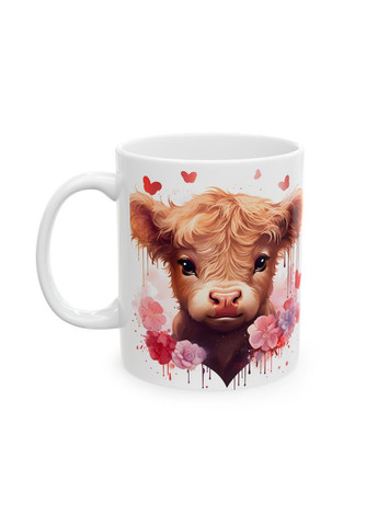 Керамічна чашка з дизайном "Чарівна корівка"-1 No Brand (368671369)