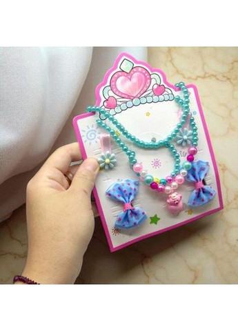 Дитячий набір біжутерії Лабубу (бузковий) (270299) MIC (362209457)