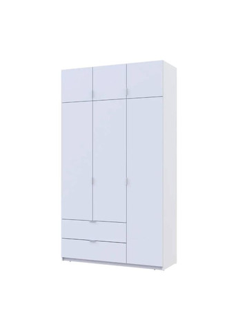 Шкаф распашный с антресолью Лукас 135х50х240 см Белый (DRS-011652) Doros (361999375)