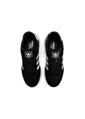 Черные демисезонные кроссовки женские, вьетнам adidas Originals Iniki W Black White