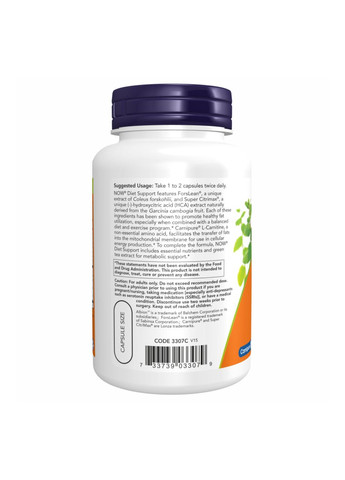 Diet Support - 120 vcaps Now Foods (369399140)