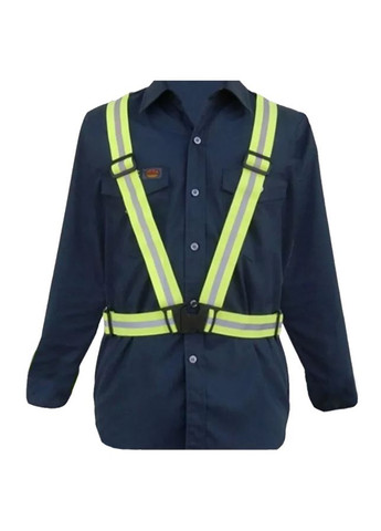 Светоотражающий сигнальный пояс-жилет waistcoat Green UFT refcoatgreen (292293677)