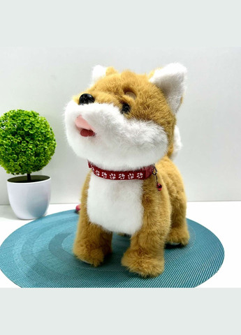 Собачка интерактивная на пульту сенсорная ходит машет хвостом лает Коричнева (933-158Е) No Brand (321971008)