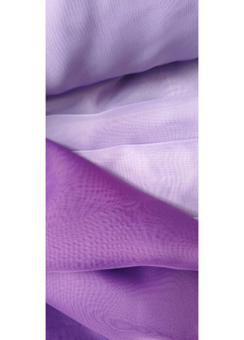 Тюль шифон лавандовий без обтяжувача 700х260 No Brand (353834313)