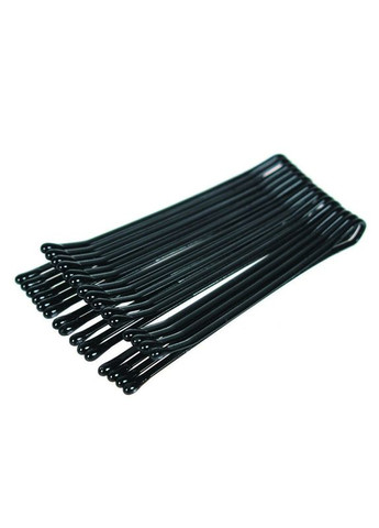 Невидимки для волос 5 см, черные, 25 шт No Brand (296665430)