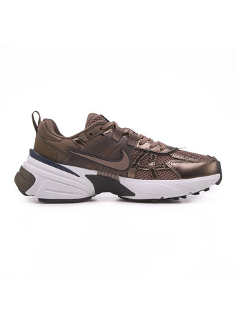 Коричневые летние кроссовки nike v2k runtekk mibrown найк в2к рантек No Brand