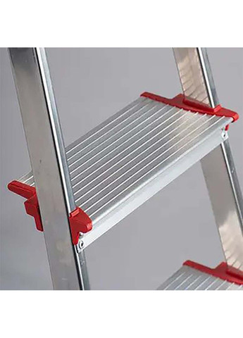 Драбина Escalera Norma 220 4 щаблі Сірий Rolser (367597985)