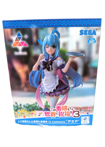 Фігурка Luminasta Хай благословлять боги цей прекрасний світ! Аква KonoSuba Aqua 18 см SL KS A 18 Sega (317274843)