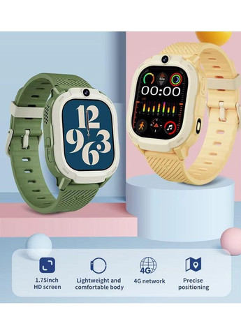 Дитячий смарт годинник T70 S з 4G, прослуховуванням, відеодзвінком та GPS-трекером Lemfo (349824306)