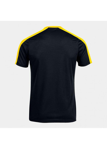 Комбинированная летняя футболка eco champion черный,жёлтый Joma