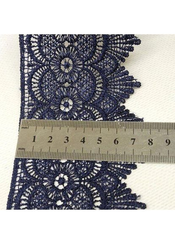 Кружево макраме 7,5 см (13 м) цвет-синий темный (729-70-154) Plus-plus (352743502)