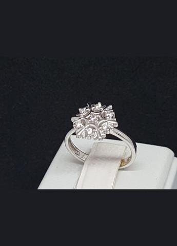 Серебряное кольцо с фианитами. 151р 16 Лазурит (296594993)