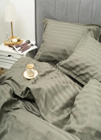 Постільна білизна Вілюта сатин страйп полуторна. Постіль Вілюта. Комплекти постільної білизни. Viluta Постільна білизна (346268522)