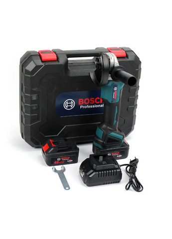 Аккумуляторная болгарка GWX 48V-10C (48V, Ø125 мм). КШМ Макита, угловая шлифмашина, турбинка Bosch (368682176)