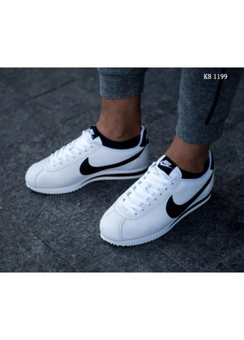 Білі Осінні кросівки чоловічі nike cortez white найк кортез No Brand