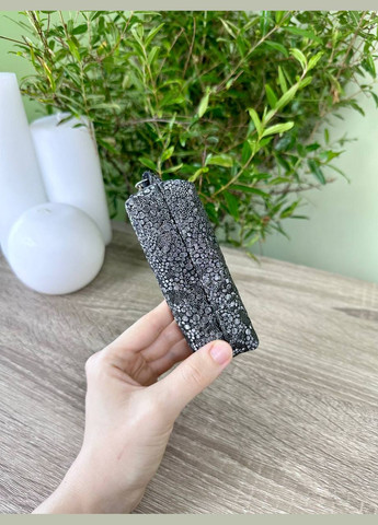 Ключница кожаная для обычных ключей на змейке с карабином VI&VA (299383305)