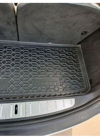 М'який поліуретановий короткий килимок в багажник Tesla 2016- короткий/Тесла Модел Ікс Avto-Gumm Model X (360614914)