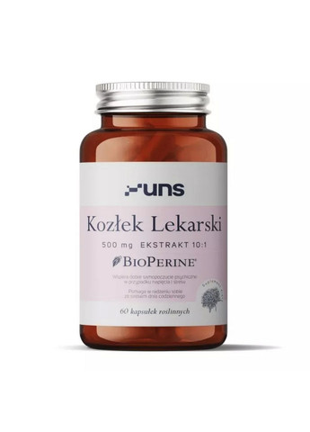 Пищевая добавка Kozlek Lekarski 500mg - 60 caps UNS Vitamins (296190097)