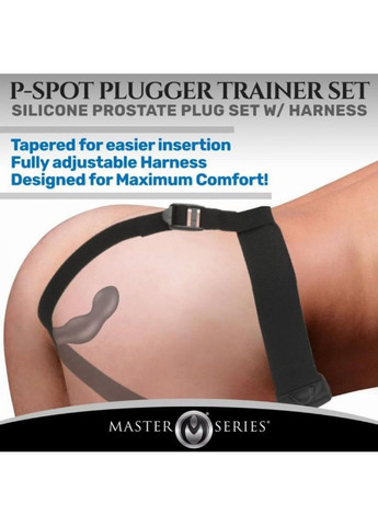 Набор для стимуляции простаты P-Spot Plugger Trainer Set, Master Series (348430780)
