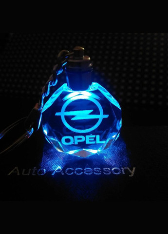 Брелок автомобильный на ключе Опель авто брелок с логотипом Opel с подсветкой (23235121) GF (316093805)