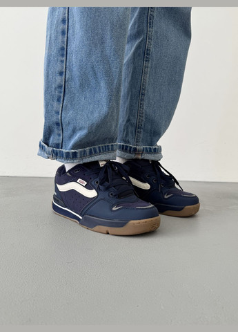 Кроссовки женские и мужские Vans Rowley XLT x Dime blue | Ванс Ровли ХТЛ синие No Brand синие демисезоны (316231468)