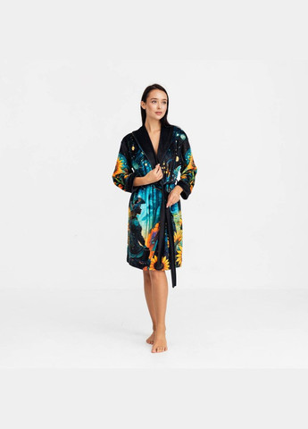Халат жіночий з плюшевого велюру ексклюзивний Night 18312 2XL-3XL FlexDress (336766933)