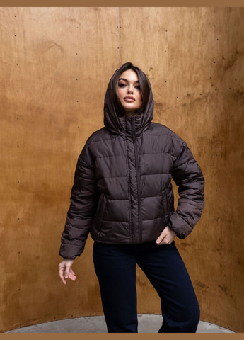 Коричнева демісезонна демісезонна куртка Geran