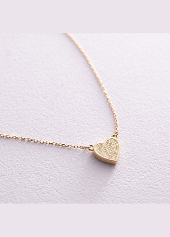 Колье С Украиной в сердце в желтом золоте (голубая и желтая эмаль) кол02263 43 43 Oniks (264644278)