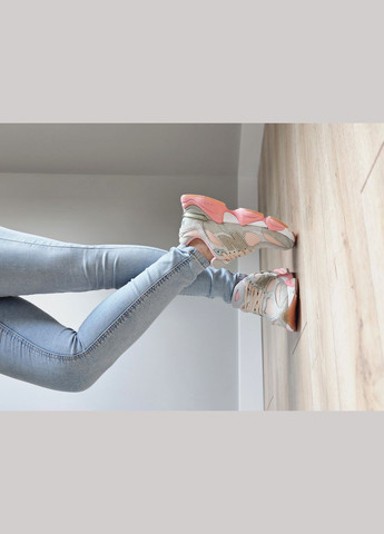 Кроссовки женские New Balance 9060 grey pink \ Нью Беланс 9060 серые розовые No Brand серые демисезоны (302002699)