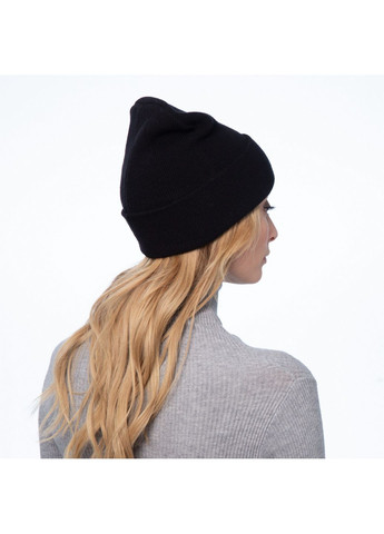 Шапка біні жіноча віскоза чорна CHERIL LuckyLOOK 968-715 (322791451)