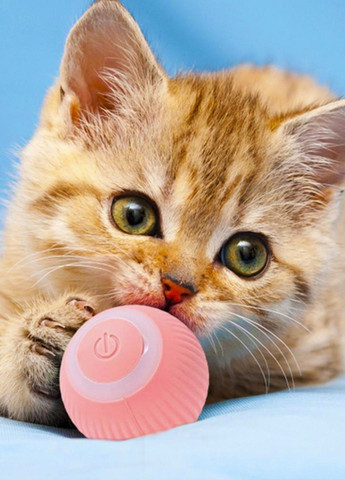 Интерактивная игрушка мячик для кошек и собак с подсветкой и хаотическим движением смарт мяч для домашних животных Україна (362272075)