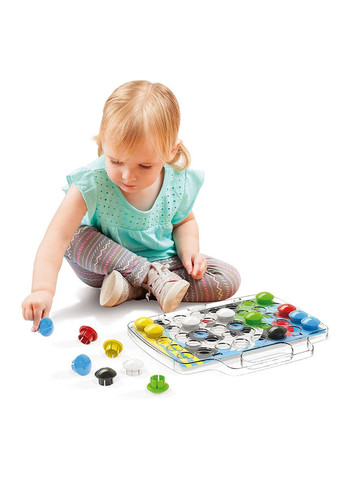 Набір — для занять Мозаїкою (40 Більших Фішок 33 мм + Дошка) Quercetti (342753342)